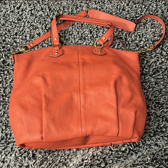 Coach Orange/Coral - Large Ashley Carryall - Picture 3 of 7